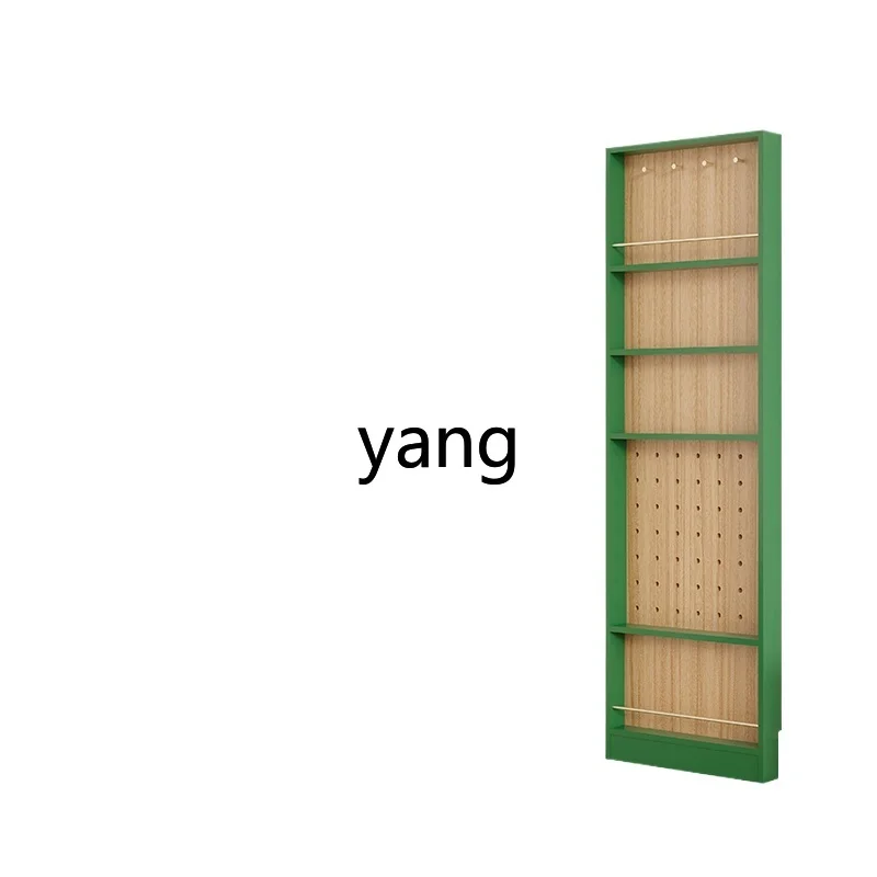 

LMM Entrance Cabinet Hallway Thin Cabinet behind the Bedroom Door Storage Cabinet Small Apartment Corner Magazine Rack