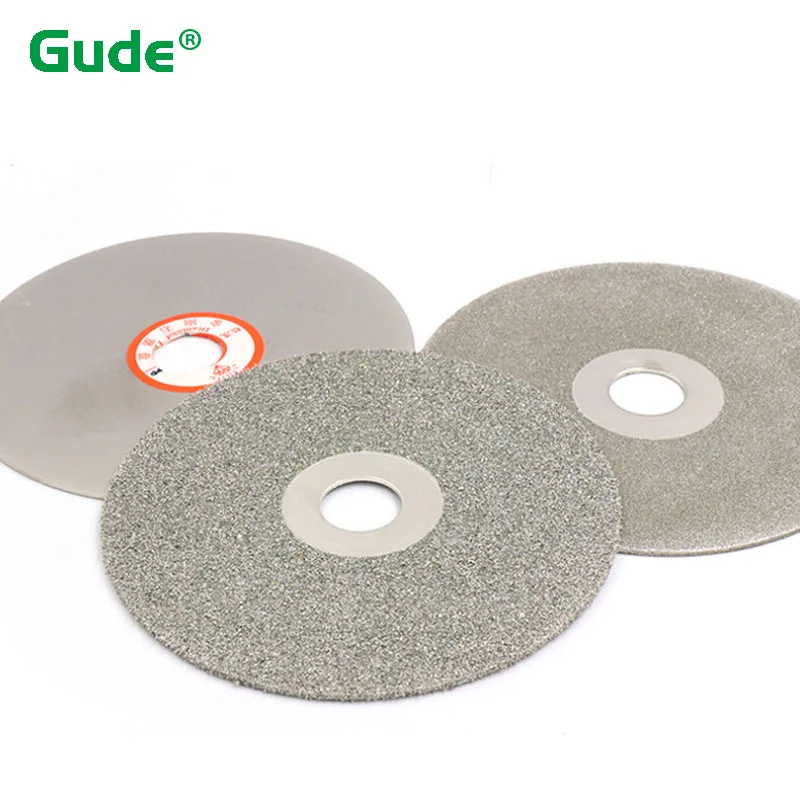 

4" 100mm Single/Double Sided Diamond Coated Flat Lap Wheel Lapidary Polishing Grinding Disc 36#~3000#