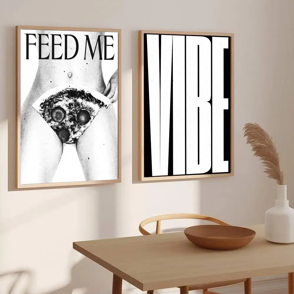 Japandi style DEINSVIBING Poster Aesthetic Wall Art Canvas Trendy Bedroom Home Room Decor