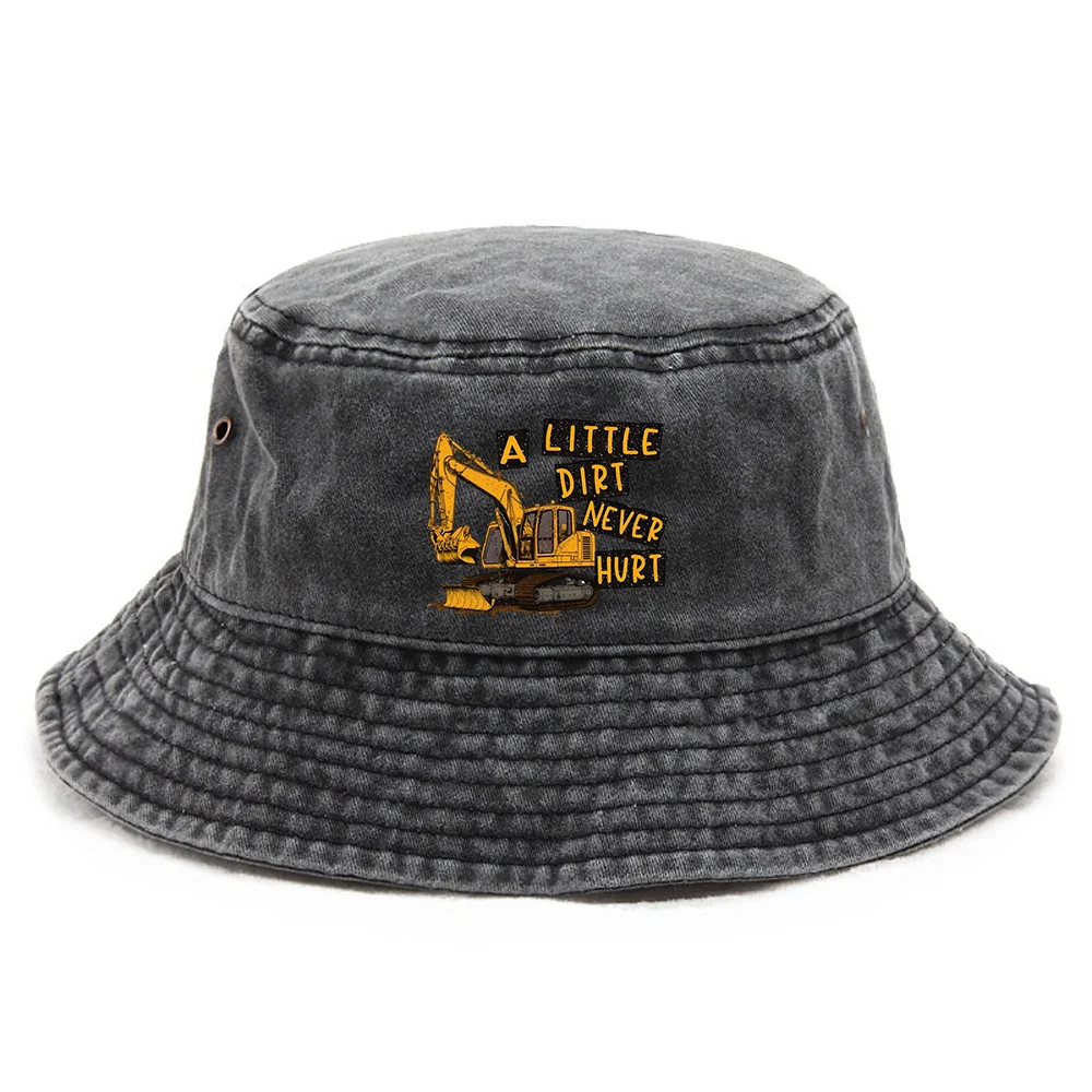 Ein Hut, ein Herrenhut im Outdoor-Stil, ein Damen-Fischerhut, ein Bucket Hat, geeignet für Outdoor-Aktivitäten, ein faltbarer Hut, ein Fe-Hut