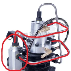 yong heng 0-30mpa High Pressure Paintball Refilling Air Pump Spare Parts