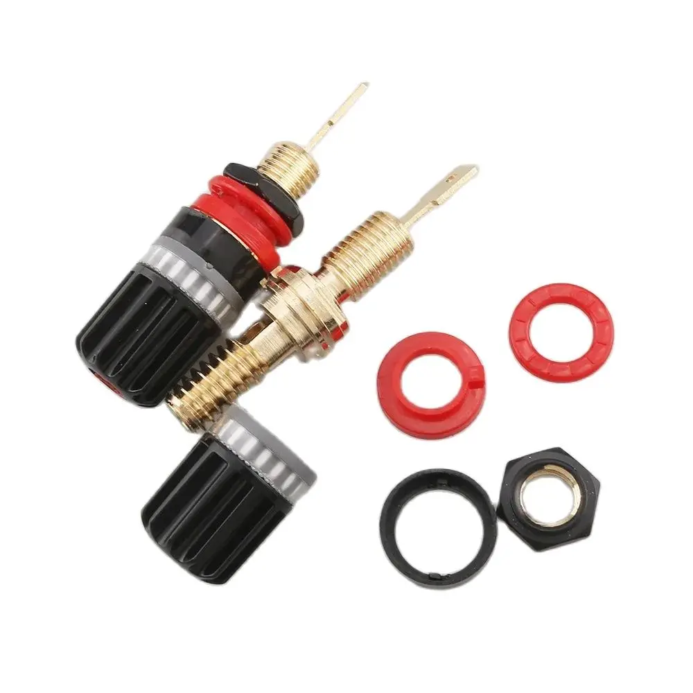 4 шт., соединительный разъем для динамика, разъем для динамика, адаптер для аудиоразъема для Hi-Fi усилителя