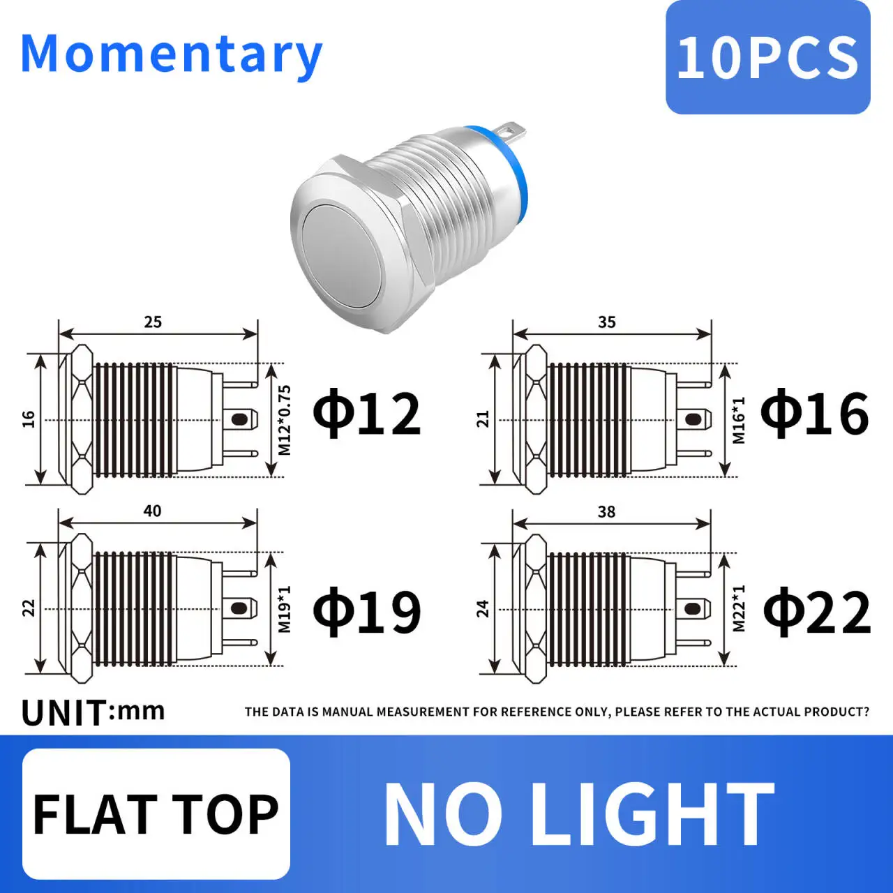 Variant: 19mm Momentary