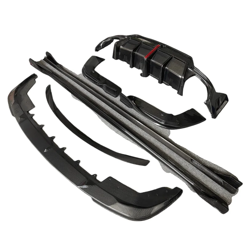 

Используется для BMW новой серии 3, G20 G28, передняя губа из углеродного волокна, задний диффузор, боковые юбки, задний спойлер, комплект кузова