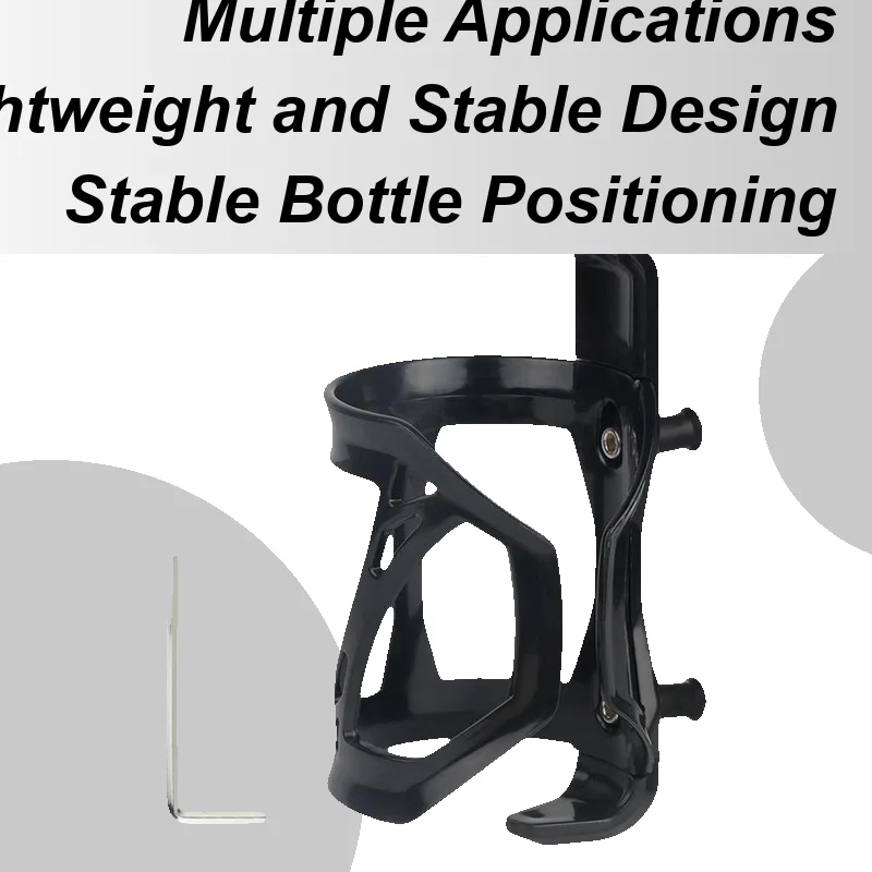 

Bike Water Bottle Holder Drink Cage PC Cupholder Rack Adjustable Holder For Cycling Road Bikes Motorcycle Biking Handlebar