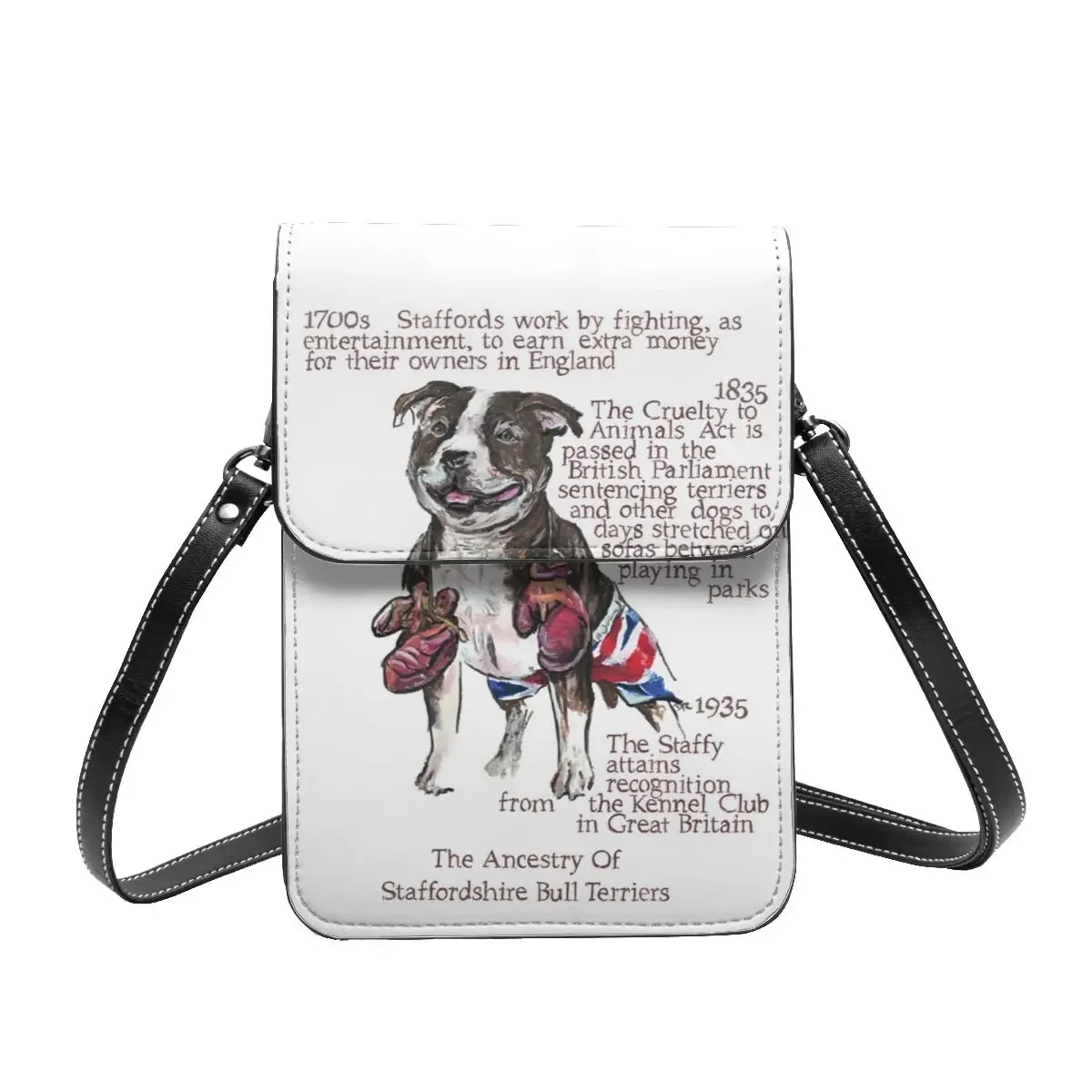 

Бультерьер, сумка на плечо для домашних животных, деловая женская сумка для мобильного телефона, объемные эстетические кожаные сумки