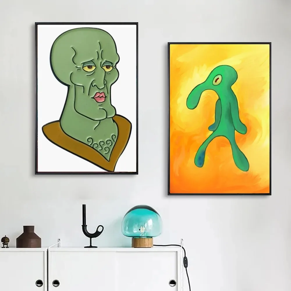 ملصق الحبار لغرفة المعيشة ، طباعة فنية للبار ، ديكور الأثاث ، 1 وحش #2