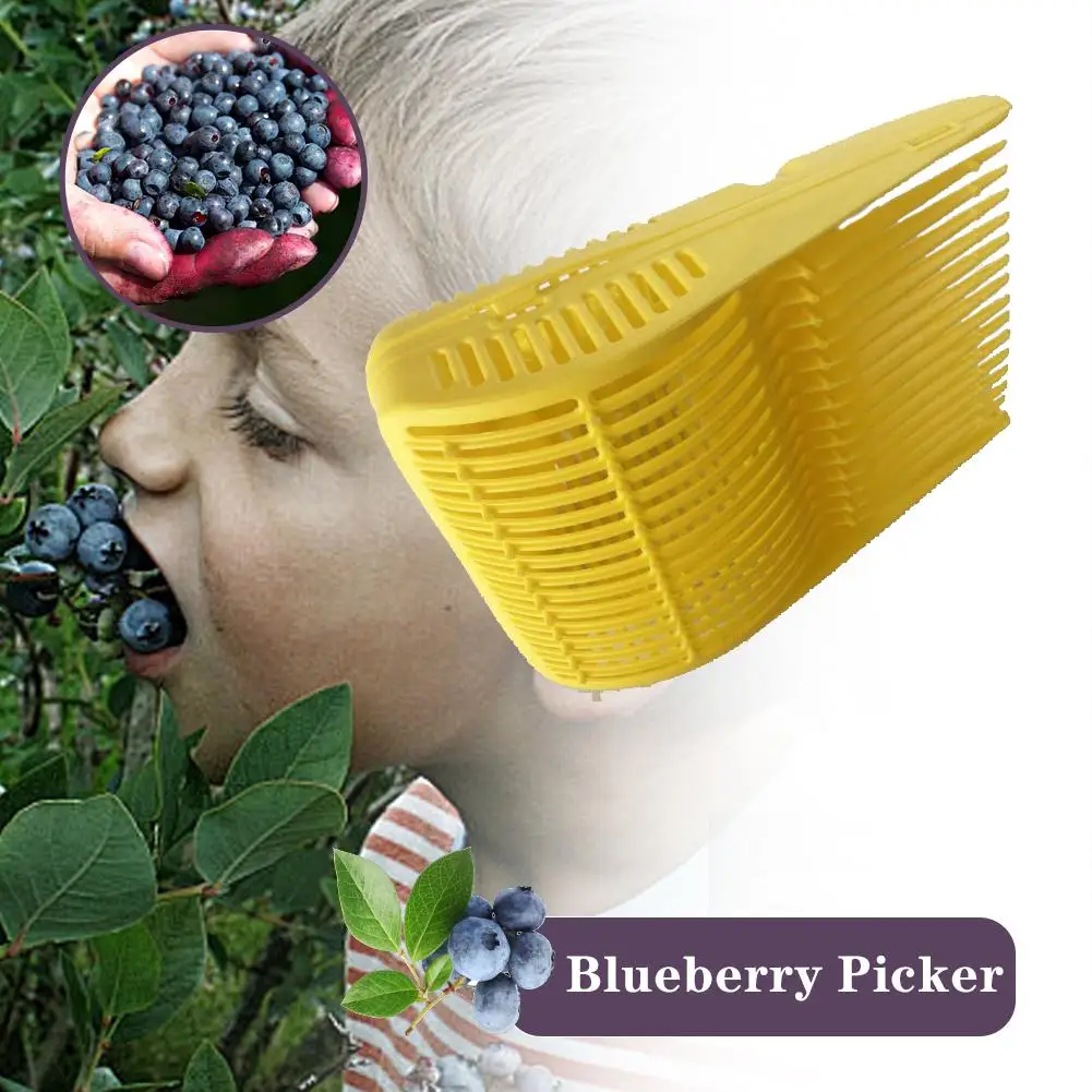 Blueberry Picker Corrosion Resistant Fruit Garden Fruit Device Collection Picking Tool Blueberry Portable G2M6