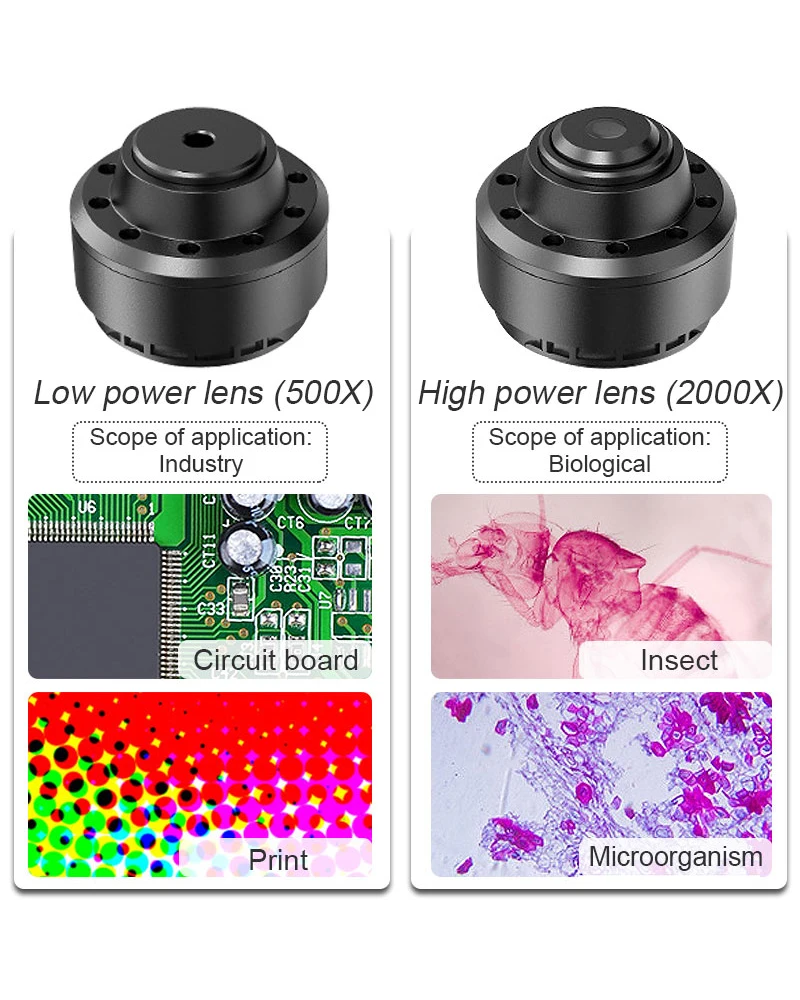 YYHC-7inch Screen 1080P Digital Microscope DM315 Electronic Repair Microscope 2000X Magnification Fixed Base 12MP Ultra HD Micro