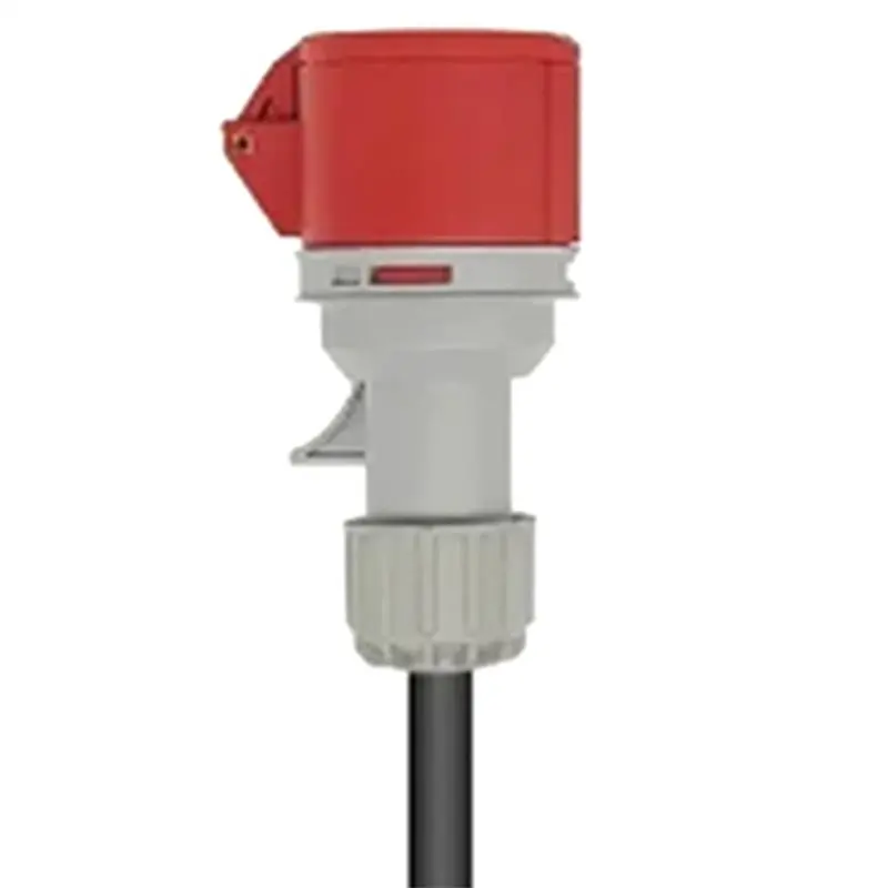 

Портативный адаптер A25I-EV: однофазный 32А (головка) и трехфазный 32А (основание) CEE, красный, с гнездом для подключения питания