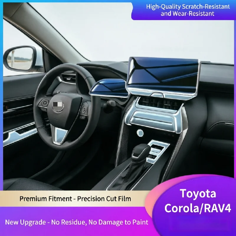 For 2023 Toyota Venza/Ling Fan interior film center console transparent anti-scratch screen protector interior protection film