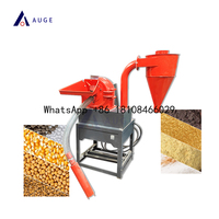 400kg/h Self-Sunction Grinding Mill for Home Use 220v Voltage Pulverizer Grain Grinding Machine