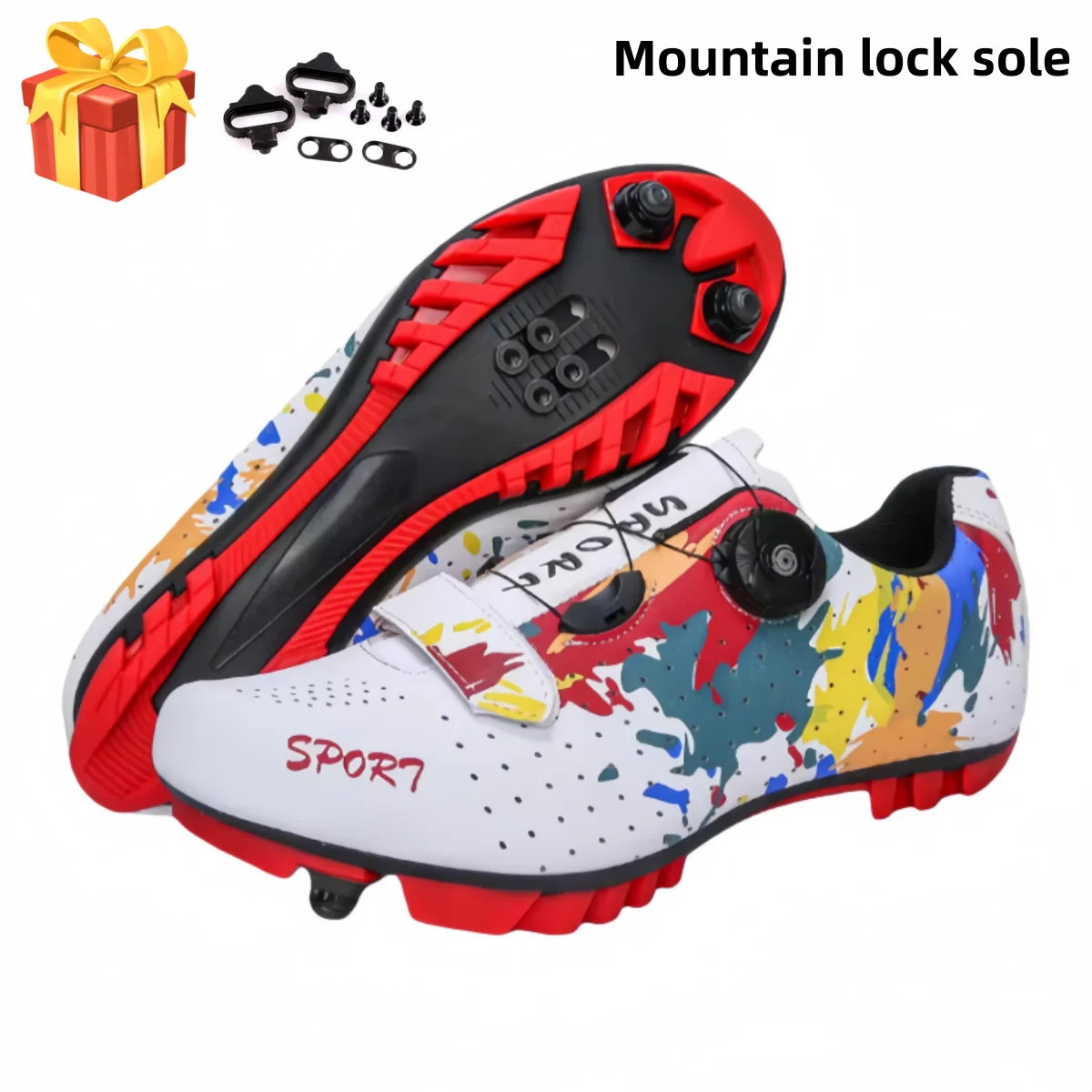 Herbst- und Winter-Fahrradschuhe, Unisex, mit robuster Sohle, geeignet für Straßen- und Mountainbikes, professionelles Fahrradzubehör, ideal zum Radfahren. – Detail 11