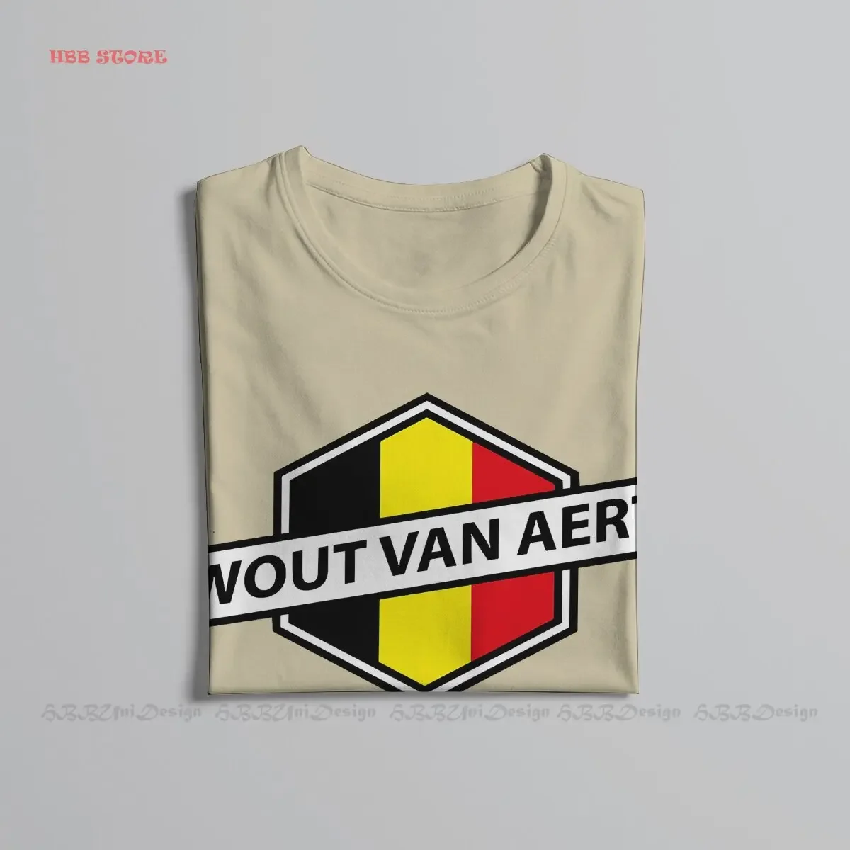 Mathieu Van Der Poel TShirt for Men Wout van Aert Cool Humor Leisure Sweatshirts T Shirt Novelty Trendy Fluffy