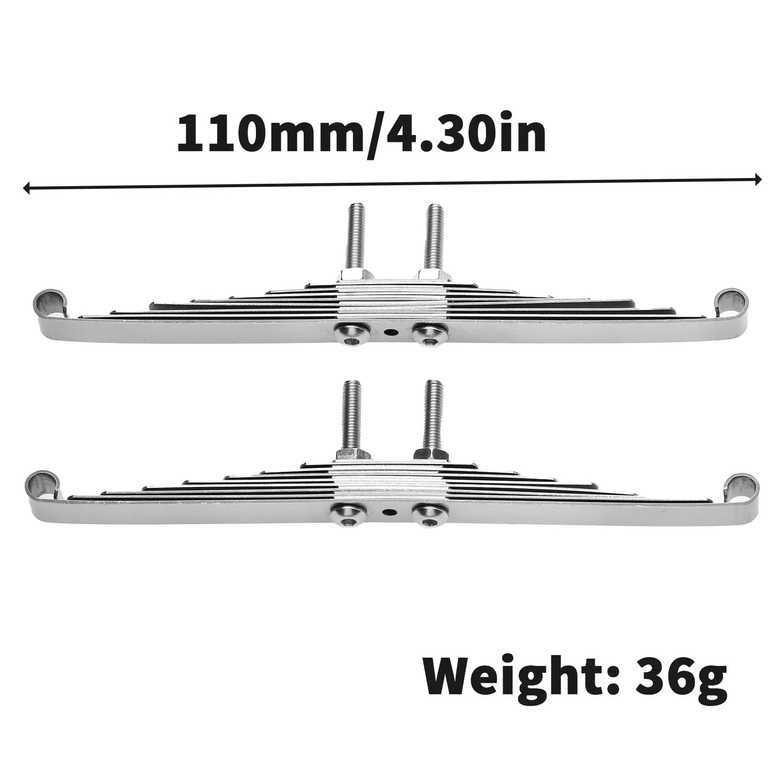 Steel Shock Absorber Suspension Leaf Spring Lifting Lug Set for 1/14 Tamiya RC Tractor Trailer Truck Model Car Upgrade Parts