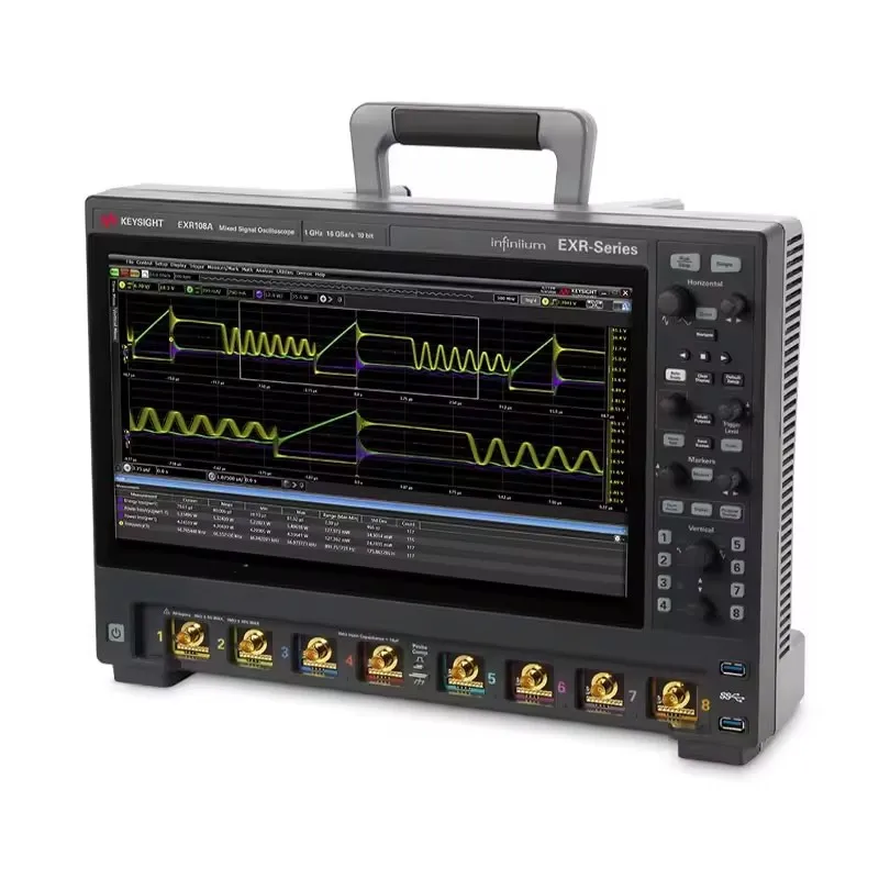 Keysigh Bandwidth 1 GHz 8 channels maximum storage depth 1.6G EXR108A Infiniium EXR series oscilloscope