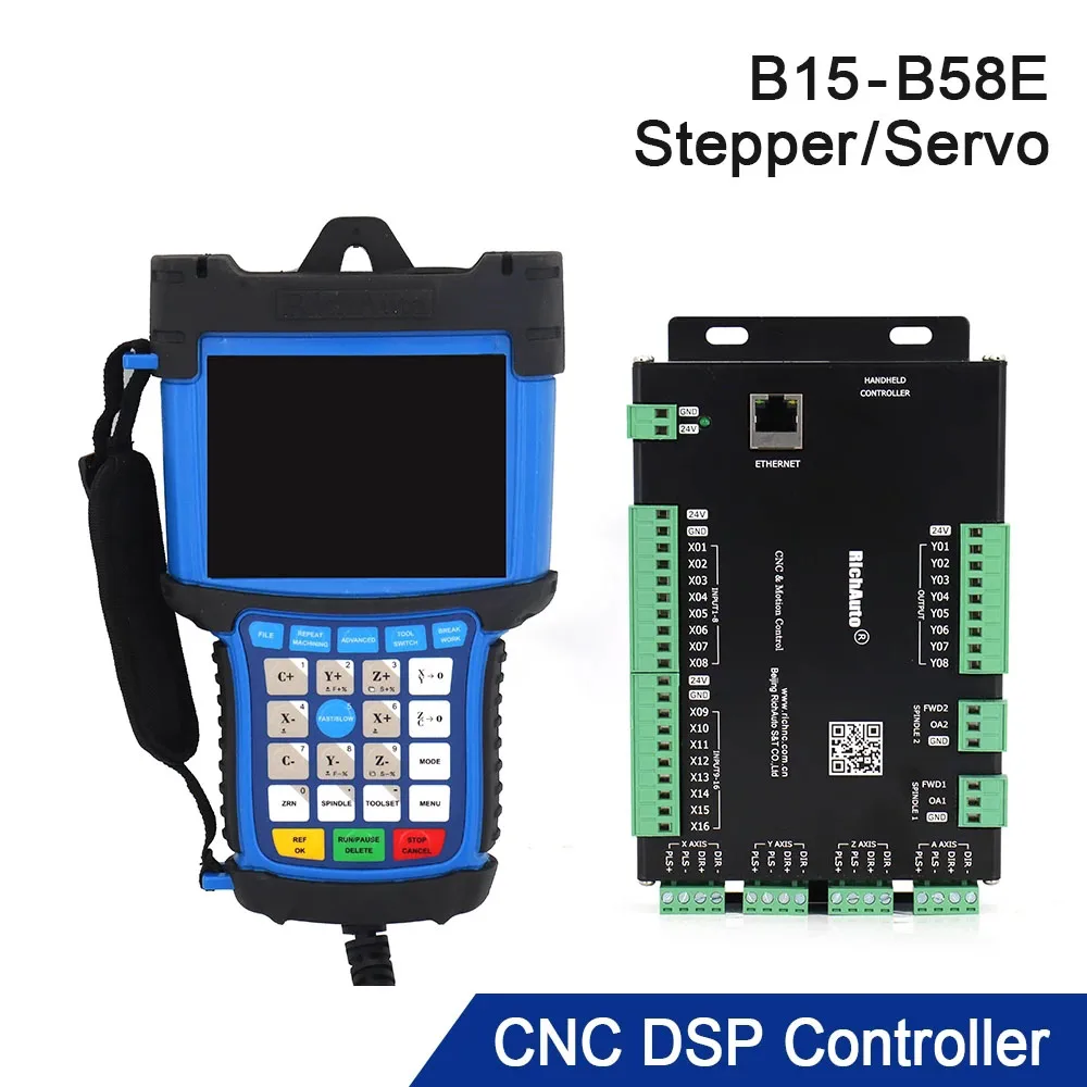 Original RichAuto DSP B51E CNC Controller B51C B57E 3 Axis Controller for Automatic Tool Change Straight Line Tool CNC Machine