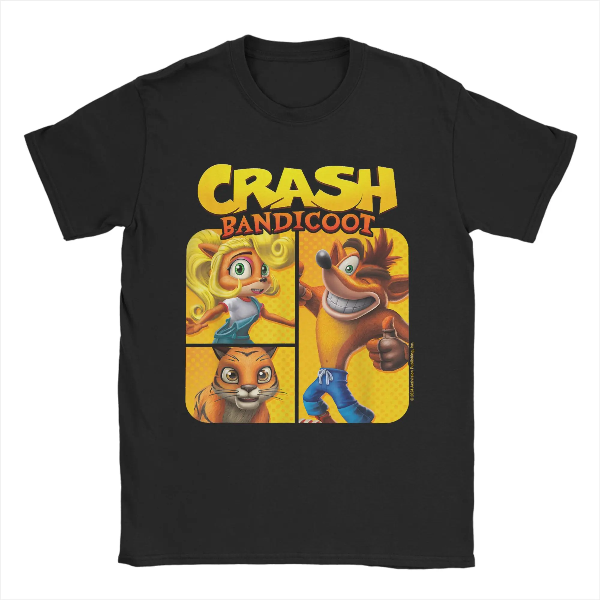 

Men Crash Bandicoot Friends T Shirt 100% Cotton Clothing Novelty Short Sleeve O Neck Tee Shirt Summer T-Shirts