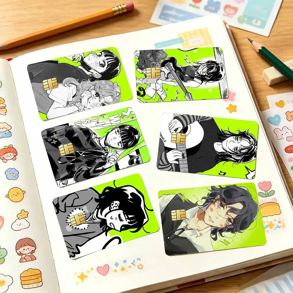 Comic S-Strip KiniOto Green Yuri  Credit Card HD Stickers Small Chip Waterproof Sticker Game Card Decal Gift