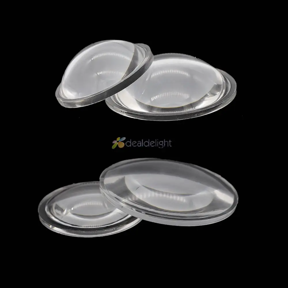 High Quality Optical Glass Transparent LED Lens 28mm 30mm 44mm 50mm 54mm 66mm 78mm 100mm For High Power LED DIY