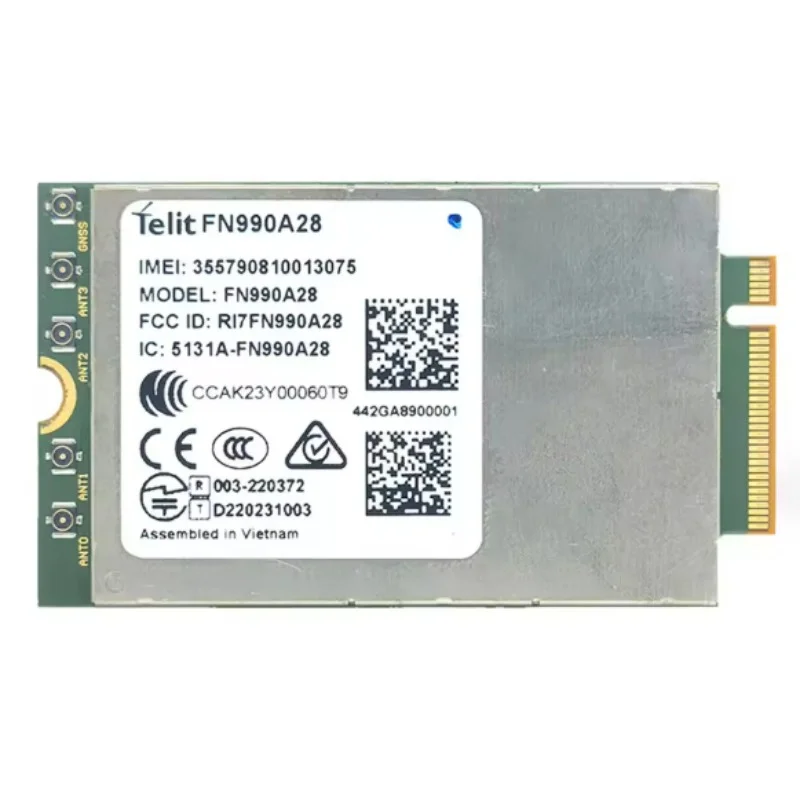 FN990A28 5G Global Module M.2 NGFF SDX62 USB 3.1 3.4Gbps WCDMA 4G Cat20 5G Sub-6 FDD TDD NSA SA Data Card For Router Laptop CPE