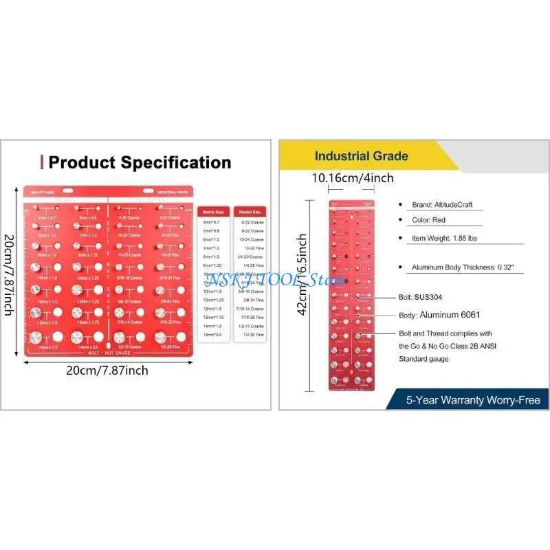 Mão roscas multispecificação L8RC para parafusos porca 28 Slots Ligia alumínio não resumida para entusiastas e