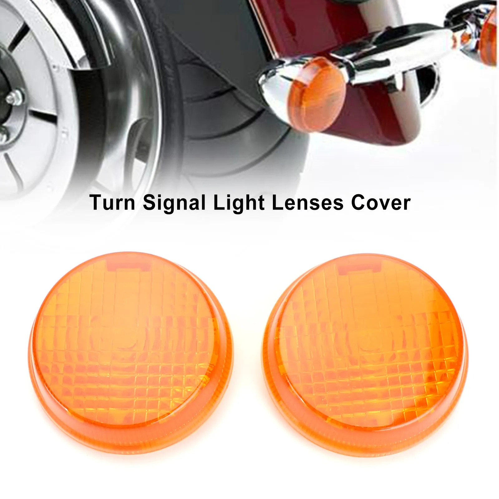 Areyourshop Turn Signal Light Lenses Cover for Honda Shadow Spirit VT750 VT 750 Vulcan VN 2000 / 1600 Classic