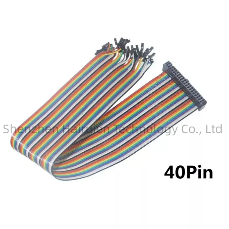 FC10P to DuPont Mother 10P Length 30cm FC2.54MM 6-40P to DuPont Color Wire Pure Copper