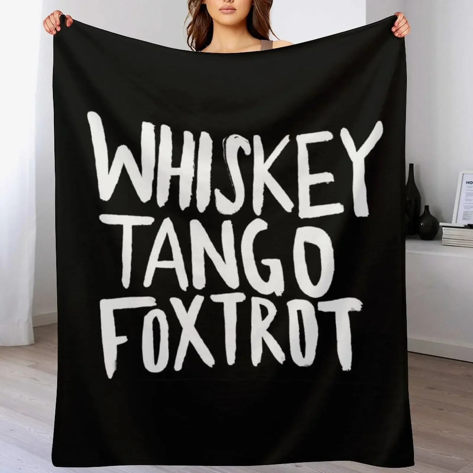 WTF x Whiskey Tango Foxtrot Throw Blanket christmas decoration Summer Beddings Luxury Thicken Blankets