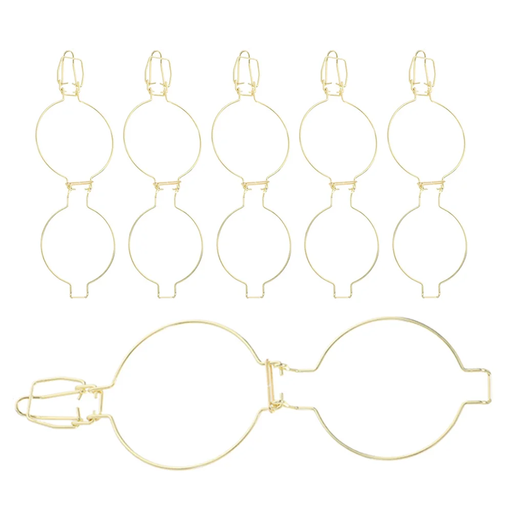 

6pcs Sealing Jar Clips Stainless Steel Wire Buckle For Glass Jars Airtight Locking Replacement Canning Kitchen Storage Fastener