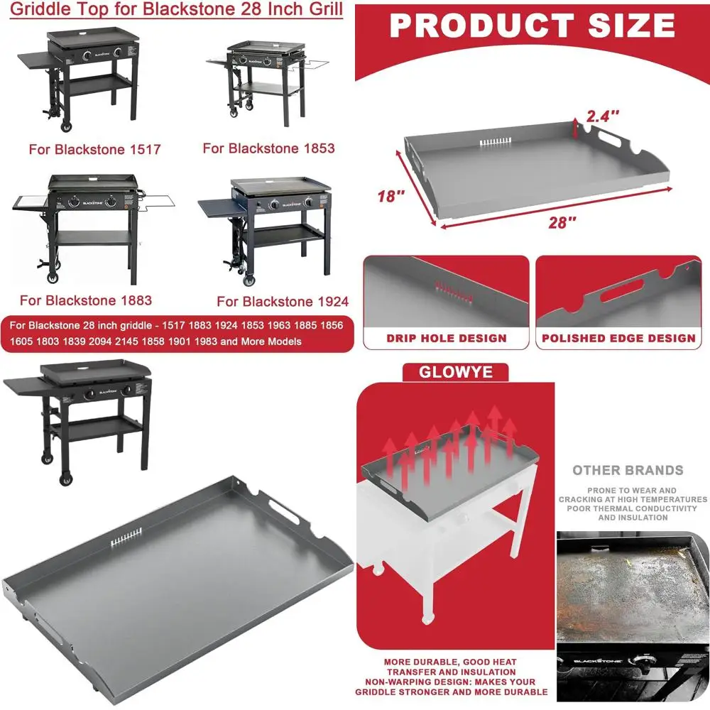 28 Inch Flat Top Gr… - image