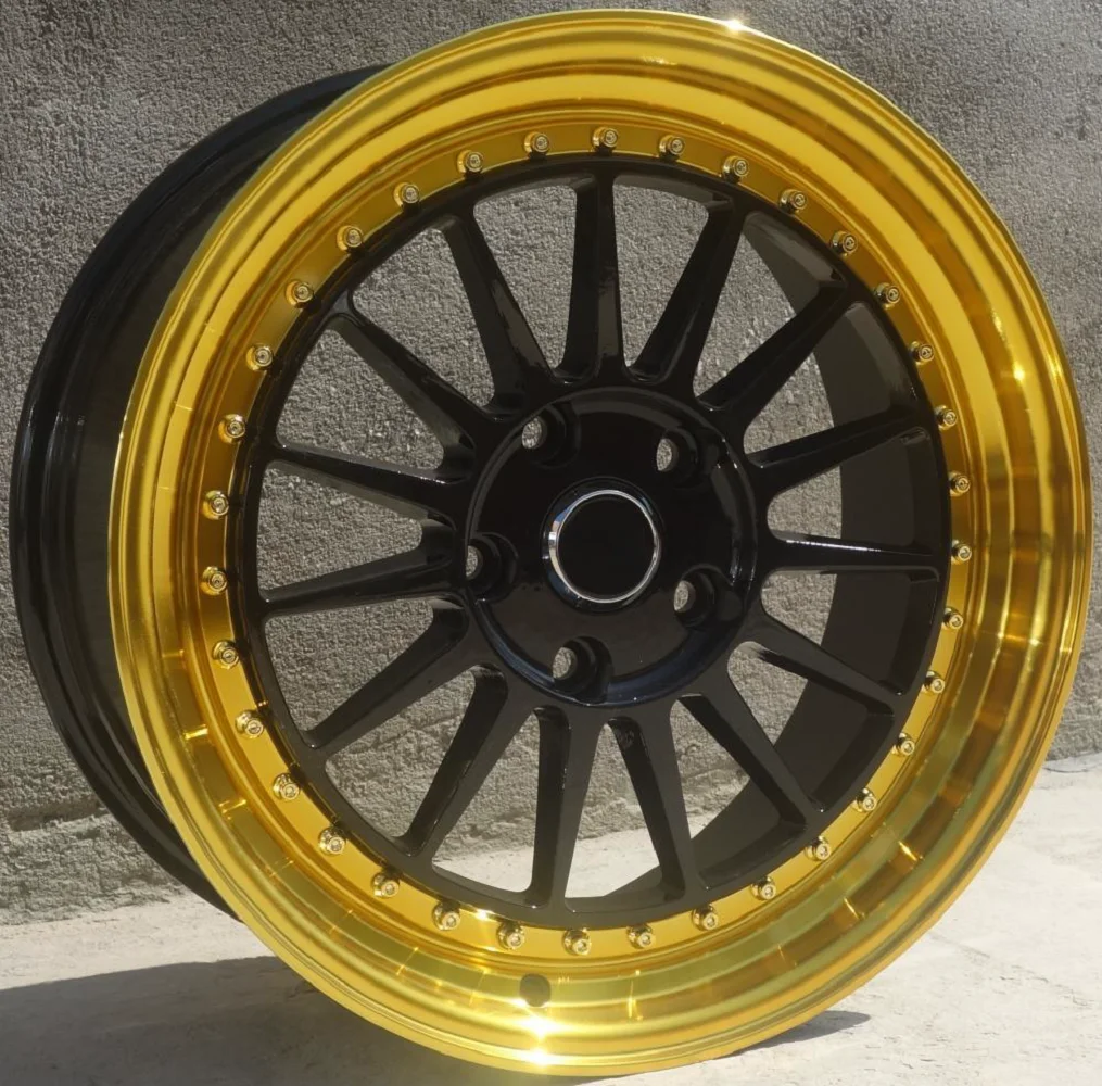 

Gold Color Lip 17 Inch 17x8.0 5x100 5x1114.3 Car Alloy Wheel Rims