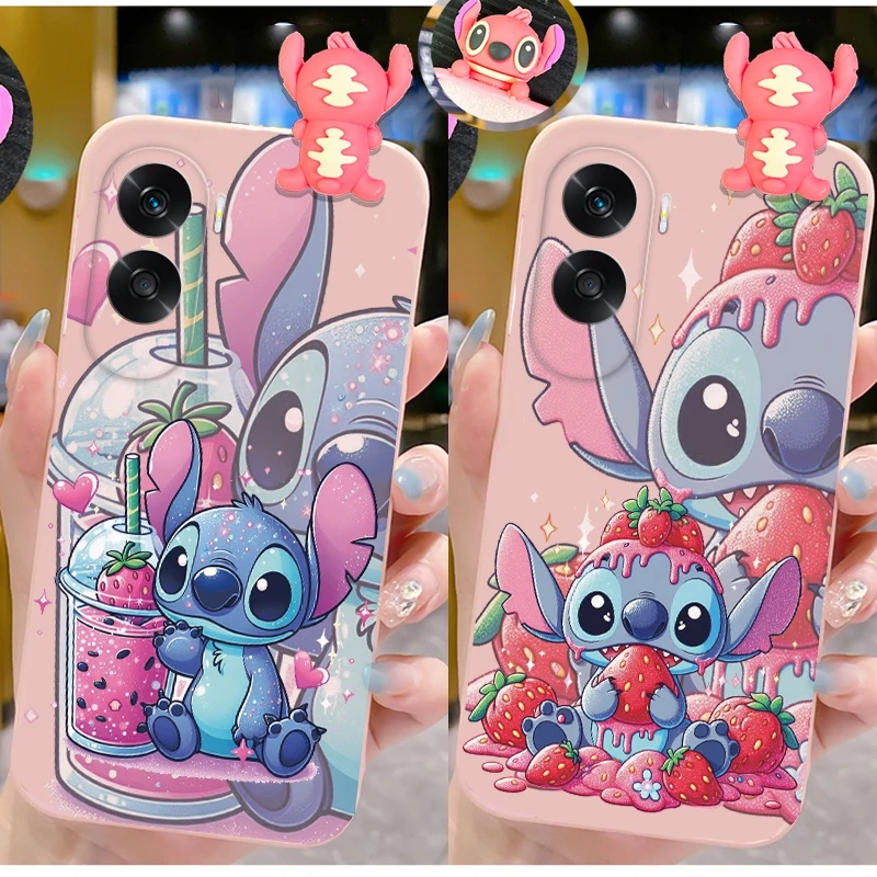 Stitch Doll Phone Case For OPPO A57 A58 A33 A54 A15S A16 A17 A98 A94 A5 A52 A12 A5s A7 A77 A72 A55 A74 A78 A36 A18