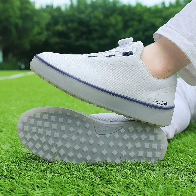 2026 Spikeless Golf Shoes Men Professional Golf Shoes Luxury Golfers Wears Light Weight Walking Sneakers Male