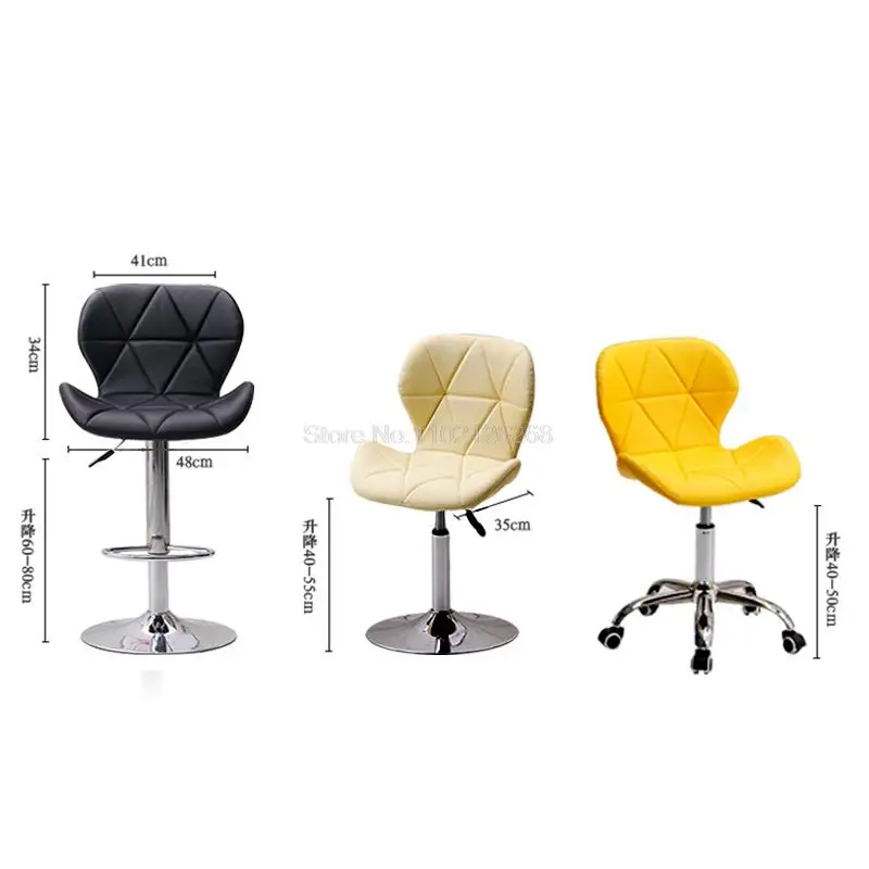 New Bar Stools Bar Chair Rotating Lift Chair High Stools Home Fashion Creative Design Beauty Stool Swivel Chair