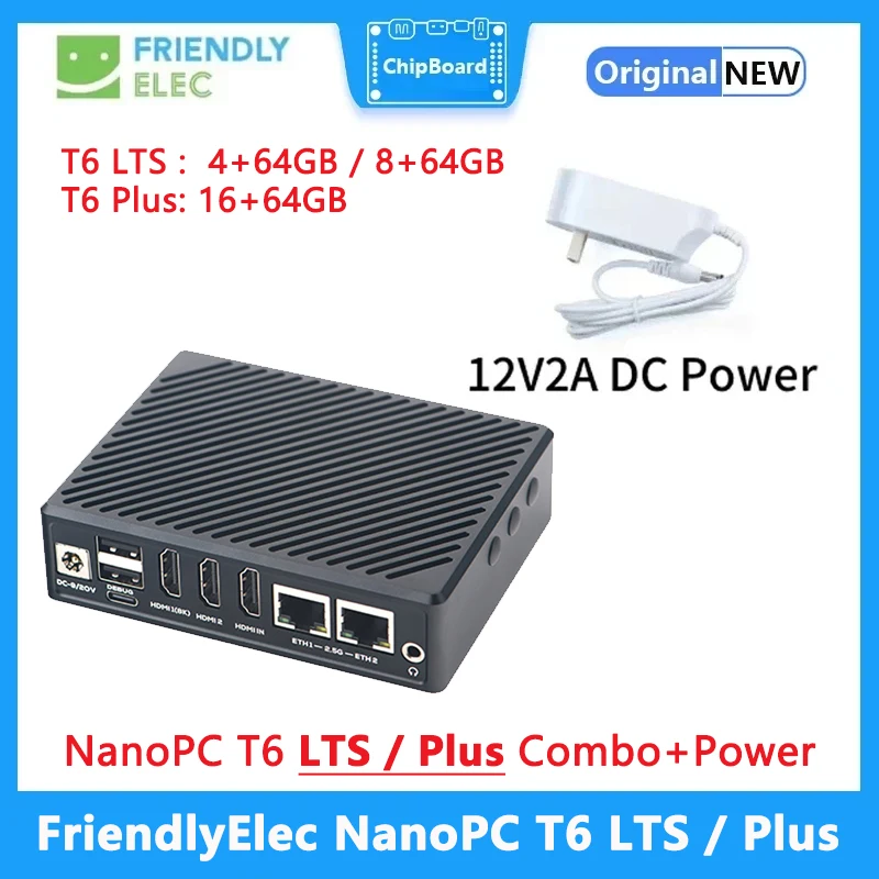 FriendlyElec NanoPC T6 LTS/Plus Board 6TOPS RK3588