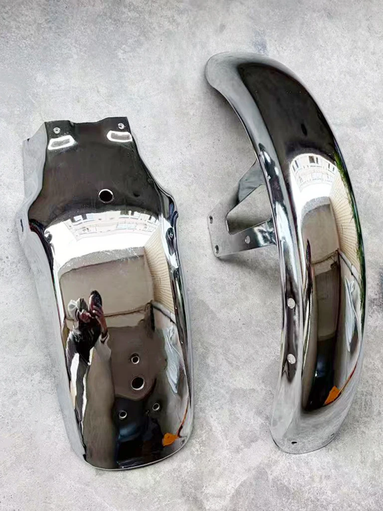 Motorcycle Front/Rear Fender for Qjmotor Lifan Sundiro Honda Loncin Dayun for CM125 EXEITEC125 SDH125 DY150-4 Chromed Mud Guard