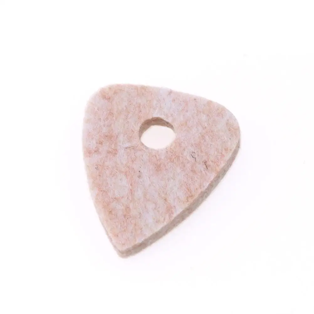 

10 Pcs Guitar Pick Felt Picks Acoustic Banjo Plectrum Classical Bass Ukulele Wool Soft String Instruments Accessories