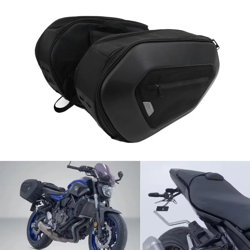 15-20L Luggage Saddlebag For Yamaha Tracer 7 2021-2024 MT-07 Tracer 19-24 Motorcycle Journey Traveling Bags Side Suitcase Set