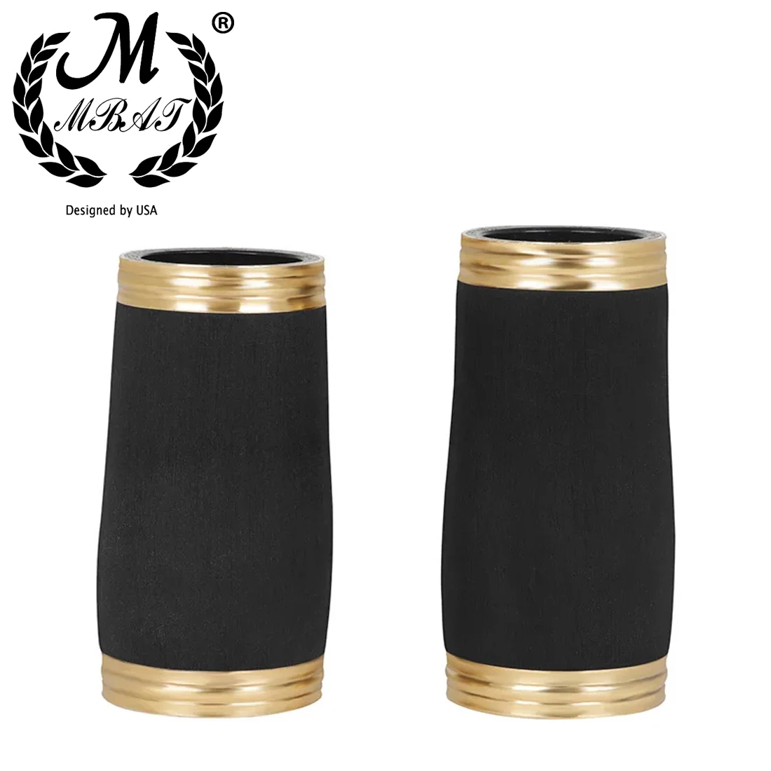 M MBAT 2Pcs Bakelite Clarinet Tuning Tube Two Section Brass Tuning Tube Clarinet Parts Woodwind Instruments Accessories
