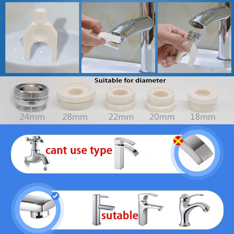 New Faucet Oral Irrigator Portable Teeth Cleaner Dental Water Flosser Pressure Adjustable Water Pick Jet Flossing