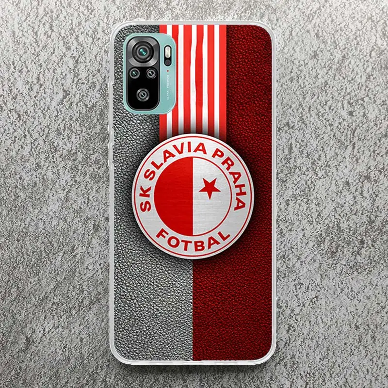 Sk Slavia Praha Czech Republic Print Soft Case for Xiaomi Redmi 12 12C 10 10A 10C 9 9A 9C 9T 10X Phone Shell 8 8A 7 7A 6 Pro 6A