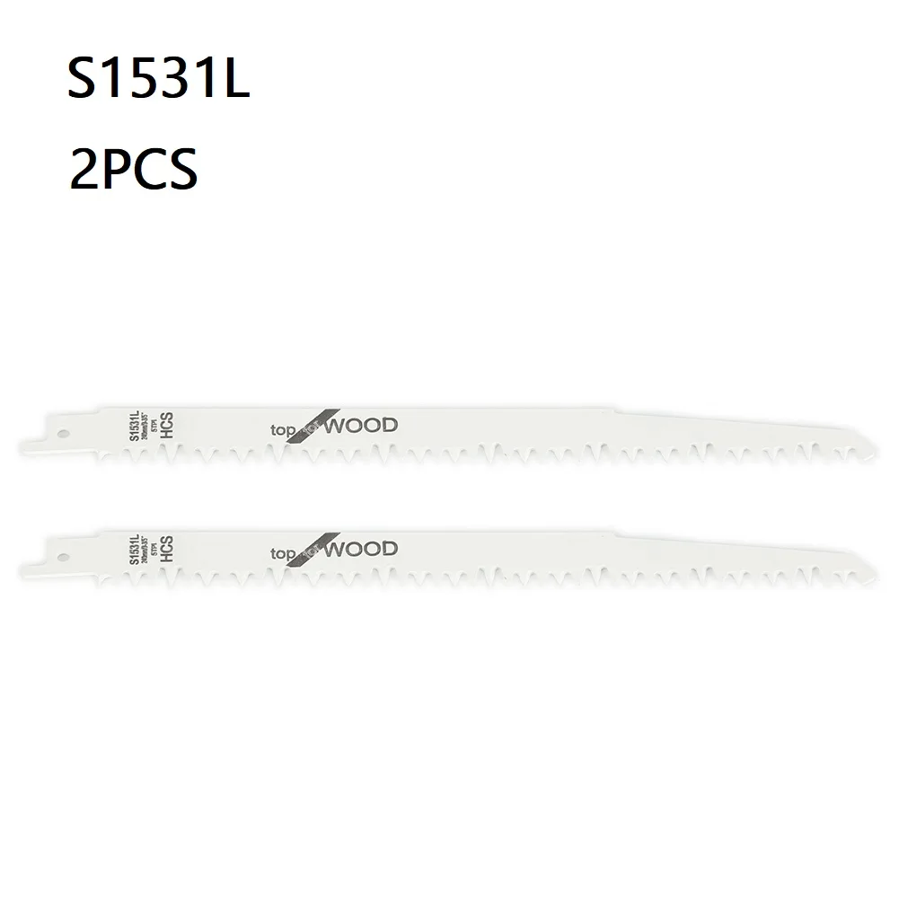 Herramienta recíproca de 2 piezas, hojas de sierra S1531L dentada, 9,5 \