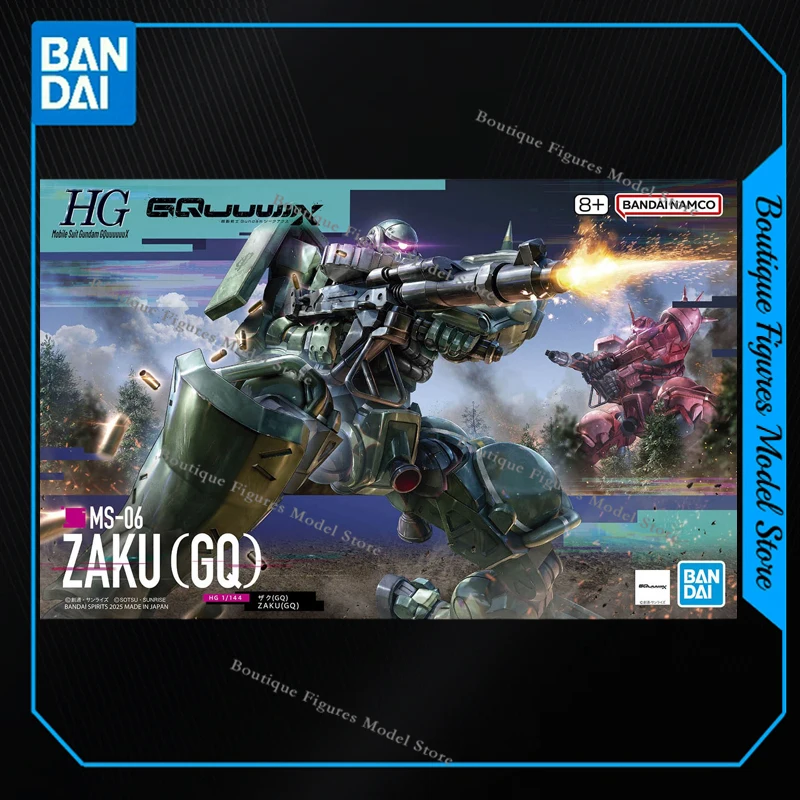 

Bandai Original Genuine HG GUNDAM GQUUUUUUX MS-06 ZAKU (GQ) Action Anime Figures Toys Kids Gift Assembly Model Ornaments