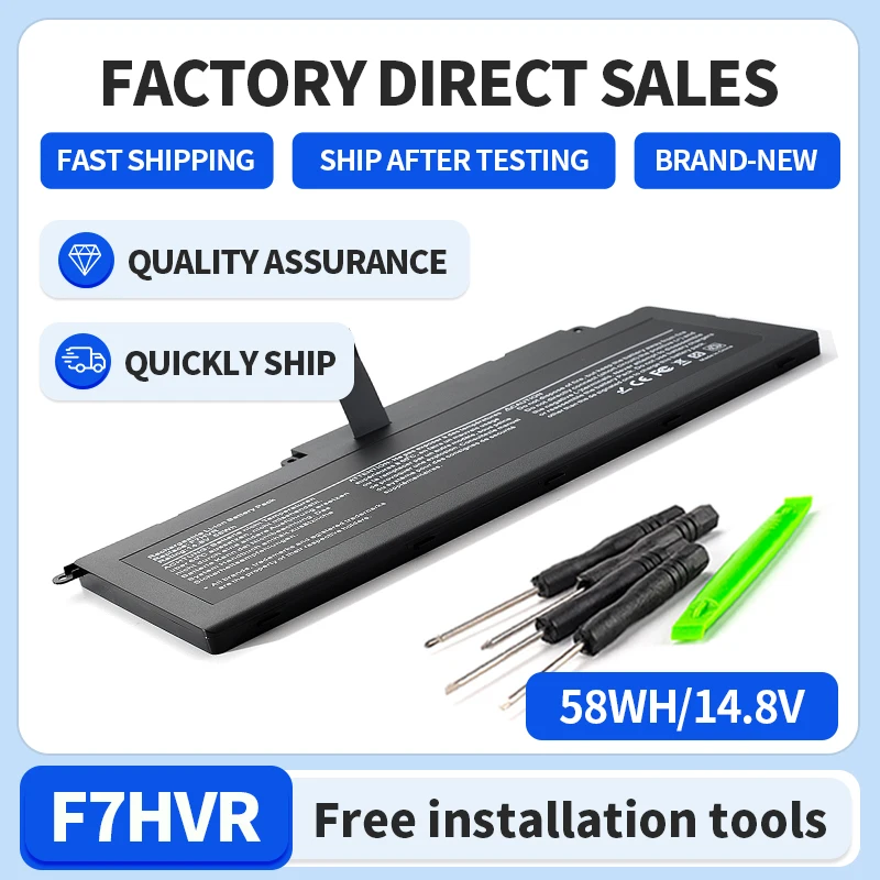 Somi-F7HVR G4YJM 062VNH 17 stéroïdes T3J Batterie D'ordinateur Portable Pour Dell Inspiron 7000 7737 7746 14 58WH 14 15 15r 5545 7537-7437 14.8V