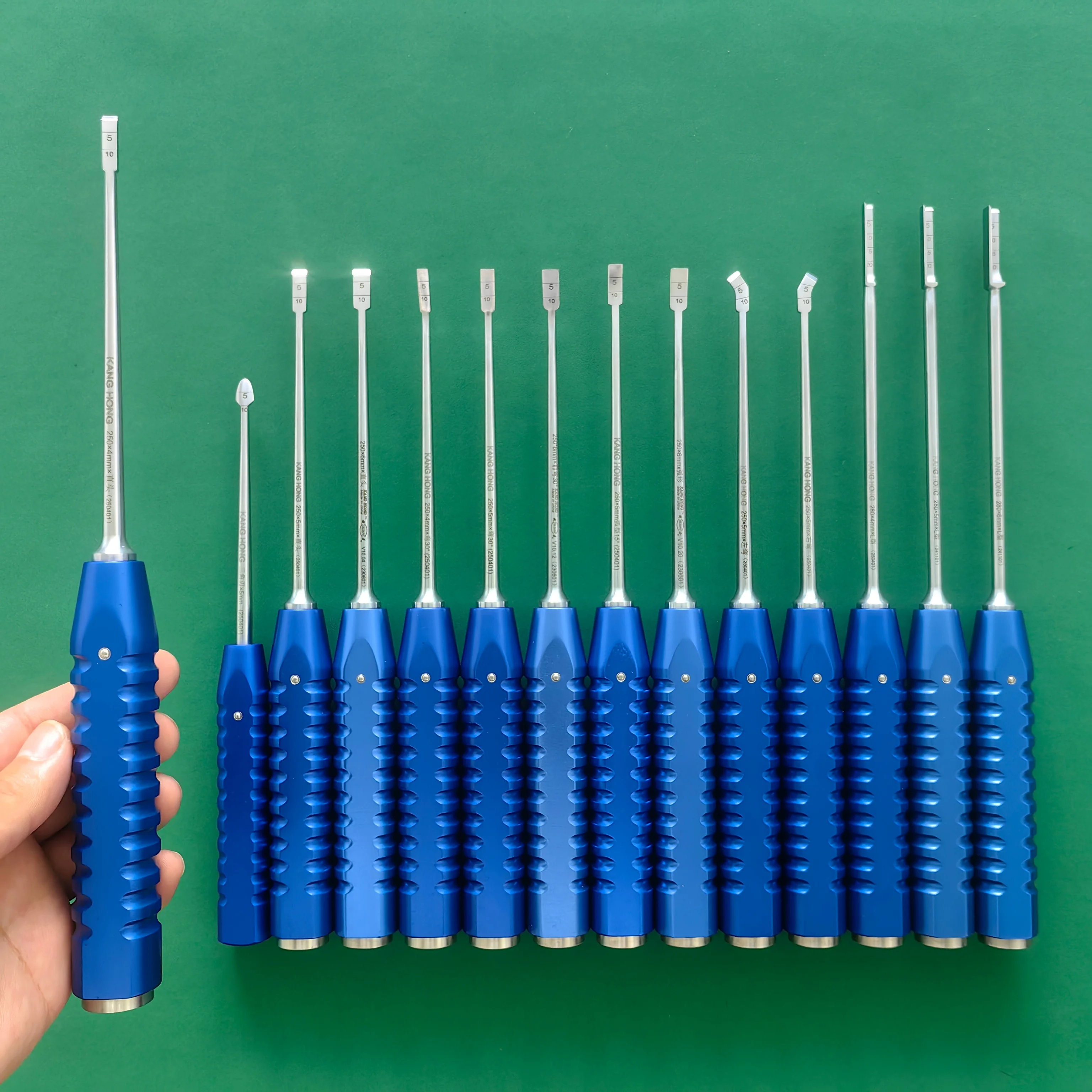KNAG HONG Ortopédico Minimamente Invasivo Duplo Canal UBE Instrumentos Cirúrgicos Faca de Osso Cinzel de Osso