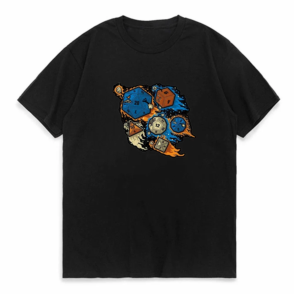 

The Science Of 20 Sided Dice Tshirts For Male DnD Game Tshirt Tshirt Clothing Novelty Men T Shirts Soft Print New O-Neck Top Tee