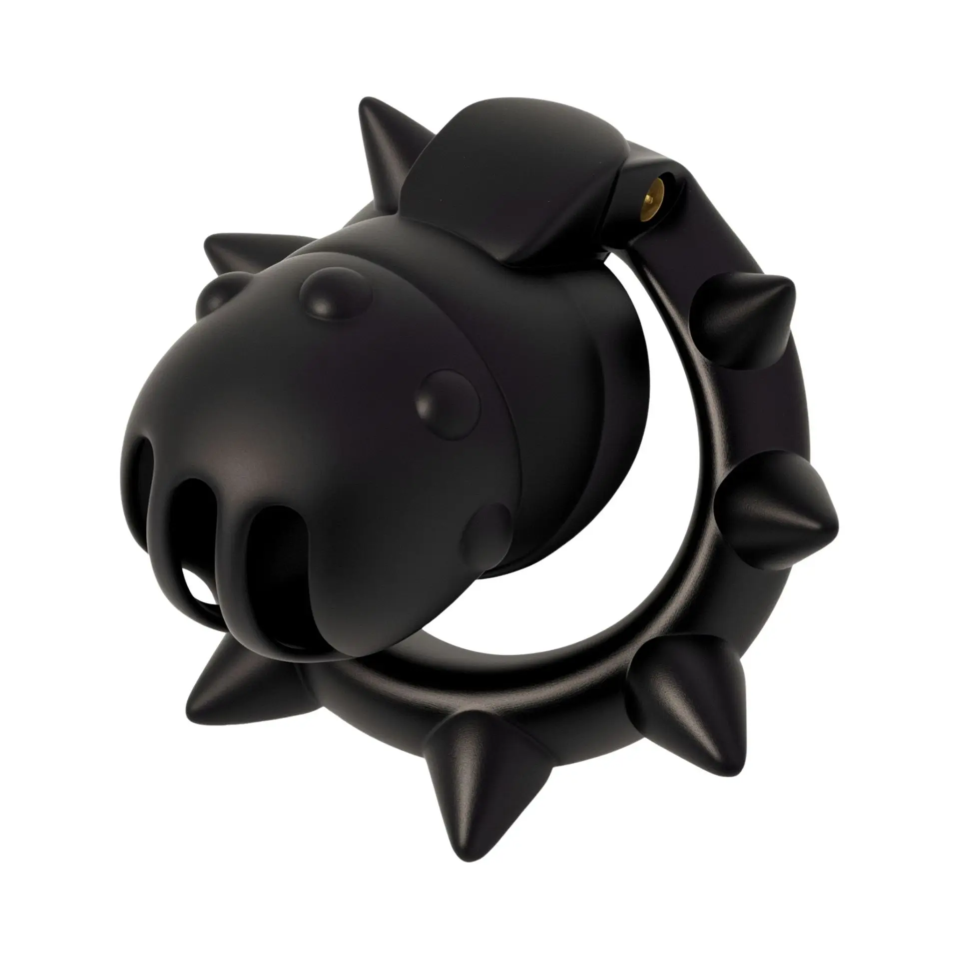 Plastic Spiked Prison Shape Male Chastity Lock CB Lock Lower Body Restraint Chastity Device For Male Abstinence Control