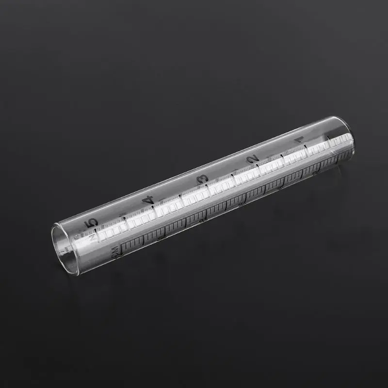 2Pcs Clear Capacity Glass Rain Gauge Replacement Tube Outdoor Garden Yard Home Suitable for Decorating Yard and Outdoor