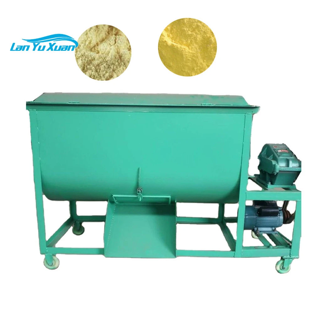 

Animal Feed Processing Machines Horizontal Poultry Corn Grain Feed Mixer HJ-G005 for Chicken Cow